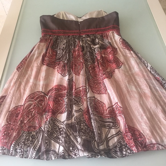 BCBGMaxAzria silk strapless dress - Picture 5 of 5